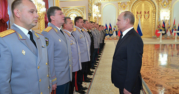 Встреча Путина с офицерами